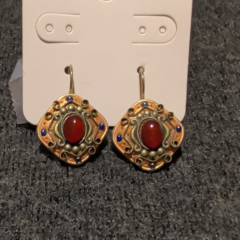 Vintage Michal Golan Artisan Earrings Lever Back